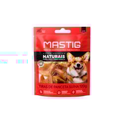 Osso Mastig Super Premium Para Cães - Tiras De Panceta Suína 120G