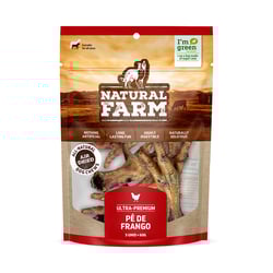 Osso Natural Farm Ultra Premium Pé De Frango Para Cães - 60G