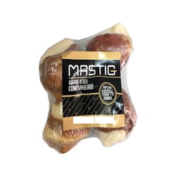 Osso Nó Natural Mastig Para Cachorros - 2 Unidades