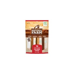Osso Palito Bovino 6 Beef Com 3 Unidades Para Cães Natural Farm