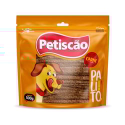 Osso Palito De Carne Petiscão Para Cães 500G - 1 Unidade