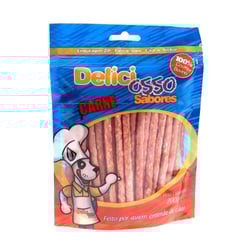 Osso Palito Fino Carne Para Cães - 200G