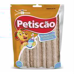 Osso Petiscão Palito De Leite Fino Para Cães - 200G