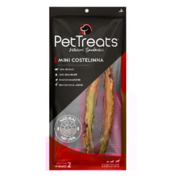 Osso Pettreats Mini Costelinha Para Cães 2 Unidades