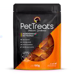 Osso Pettreats Mordidinhas De Frango Para Cães 100G