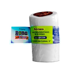 Osso Recheado Bacon Bona Pet Para Cães 3Cm - 1 Unidade