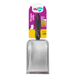 Pá Higiênica Myhug Inox Malha Fina Para Gatos - Único