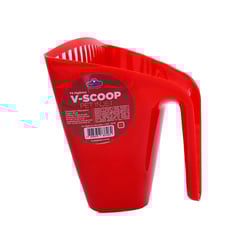Pá Higiênica Pet Injet V-Scoop Furba Vermelho Para Cães E Gatos