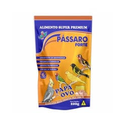 Papa De Ovo Pássaro Forte 200G - Ração Para Pássaros