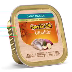 Patê De Peixe Special Cat Ultralife Para Gatos Adultos - 100G