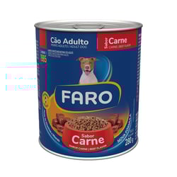 Patê Faro Sabor Carne Para Cães Adultos - Lata 280G