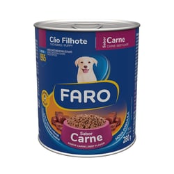 Patê Faro Sabor Carne Para Cães Filhotes - Lata 280G