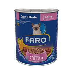 Patê Faro Sabor Carne Para Gatos Filhotes - 280G Lata