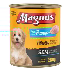 Patê Frango Magnus Para Cães Filhotes - Lata 280G