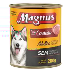 Patê Magnus Adulto Cordeiro Para Cães - Lata 280G