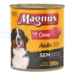Patê Magnus Adulto Sabor Carne Para Cães - 1 Lata 280G