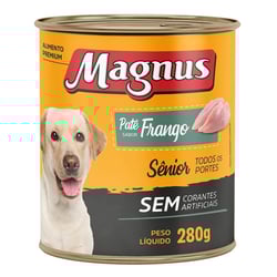 Patê Magnus Sênior Frango Para Cães - Lata 280G