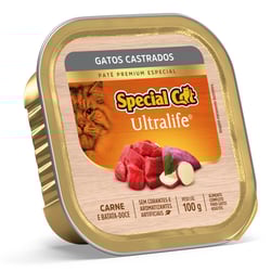 Patê Special Cat Carne Para Gatos Castrados - 100G