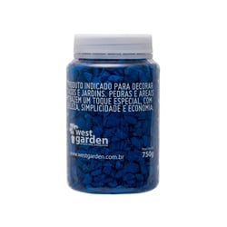 Pedra Decorativa West Garden Azul Para Jardins - 750G