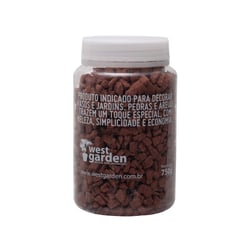 Pedra Decorativa West Garden Marrom 750G Para Jardim