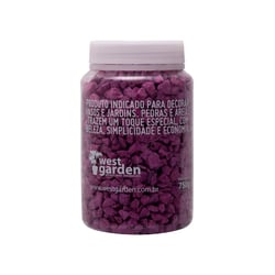 Pedra Decorativa West Garden Violeta - 750G Para Jardim