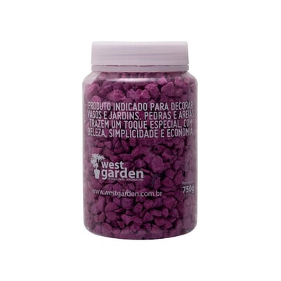 Pedra Decorativa West Garden Violeta - 750G Para Jardim