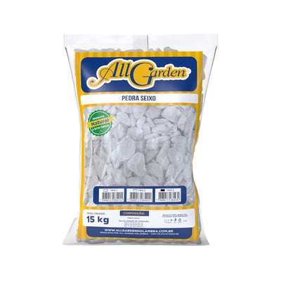Pedras Decorativas All Garden Seixos 15Kg - Jardins - Tamanho 3
