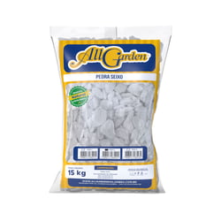 Pedras Decorativas All Garden Seixos - 15Kg Para Jardim - Tamanho 2