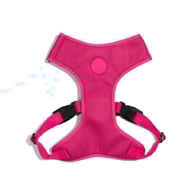 Peitoral Ajustável Air Mesh Zee.Dog Pink Led - Tamanho Pp Para Cães