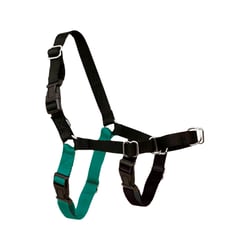 Peitoral Antipuxão Amicus Easy Preto Verde Para Cães - Tamanho M