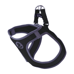 Peitoral Athletic Fit Doco Preto Para Cães Pp - 1 Unidade