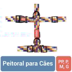 Peitoral Bluechess Spike Para Cachorros - Tamanho G