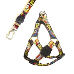 Peitoral E Guia Wtf Para Cachorro Tam. M