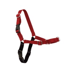 Peitoral Easy Antipuxão Amicus Preto E Vermelho Para Cachorros - Tamanho G