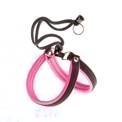 Peitoral Ferplast Agila Fluo Rosa E Preto Para Cães - 1 Unidade - Tamanho 1