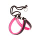 Peitoral Ferplast Agila Fluo Rosa E Preto Para Cães - 1 Unidade - Tamanho 1 - Tamanho 1