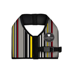 Peitoral I Love Pet Design Zig Color Para Cachorros - Tamanho 2