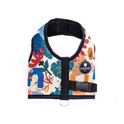 Peitoral I Love Pet Floral Baunilha Para Cães - 1 Unidade - Tamanho 1