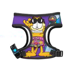 Peitoral Meuauau Garfield 2 Colorido Para Cães Tamanho Pp