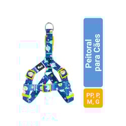 Peitoral Petz Planetário Para Cães - 1 Unidade