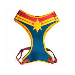 Peitoral Piticas Capitain Marvel Tamanho P Para Cachorros