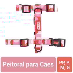 Peitoral Spike Confetti Para Cães - 1 Unidade - Tamanho PP