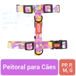 Peitoral Spike Doodle Para Cães - 1 Unidade - Tamanho PP