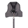Peitoral Urban Puppy Aerado Cinza Para Cães - Tamanho PP