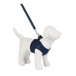 Peitoral Urban Puppy Para Cães - Colete Aerado Marinho - Tamanho G