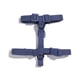 Peitoral Waterproof Tech Blue - Tamanho M Para Cachorros - Tamanho M