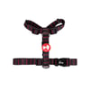 Peitoral Zooz Pets Snoopy Black Red Para Cachorros - Tamanho M