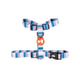 Peitoral Zooz Pets Snoopy Blue Orange Para Cachorros - Tamanho G - Tamanho G