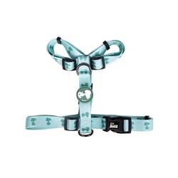 Peitoral Zooz Pets Snoopy Shadow Green Para Cachorros - Tamanho G