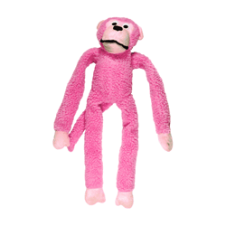 Pelúcia Macaco Jambo Rosa - 1 Unidade